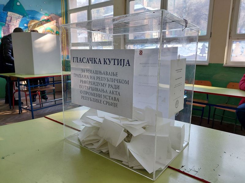 CRTA: Izlaznost na referendum 29,6 odsto, građani glasali „za“ ustavne izmene