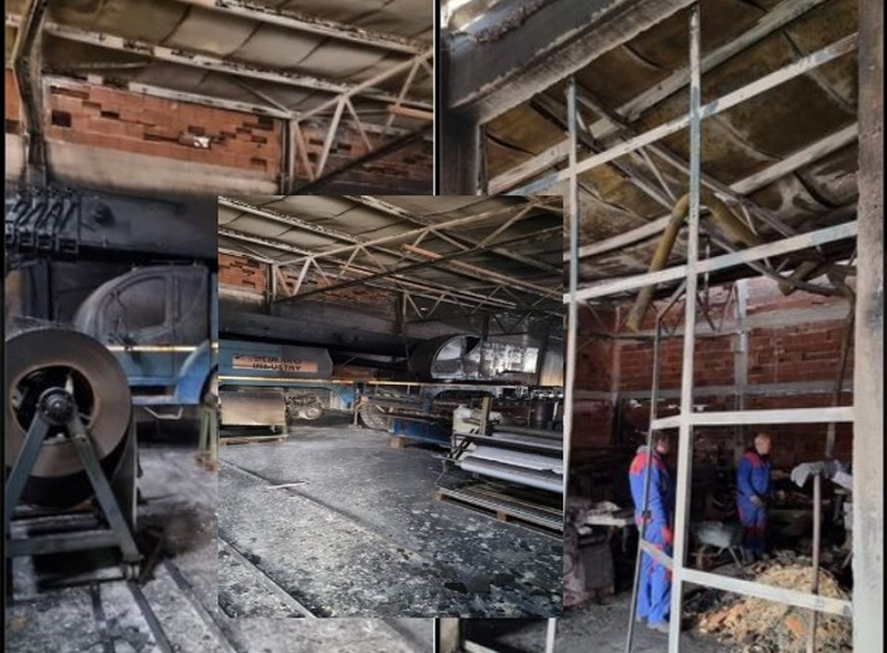 Noćas u Leskovcu izgorele tri fabrike u nizu