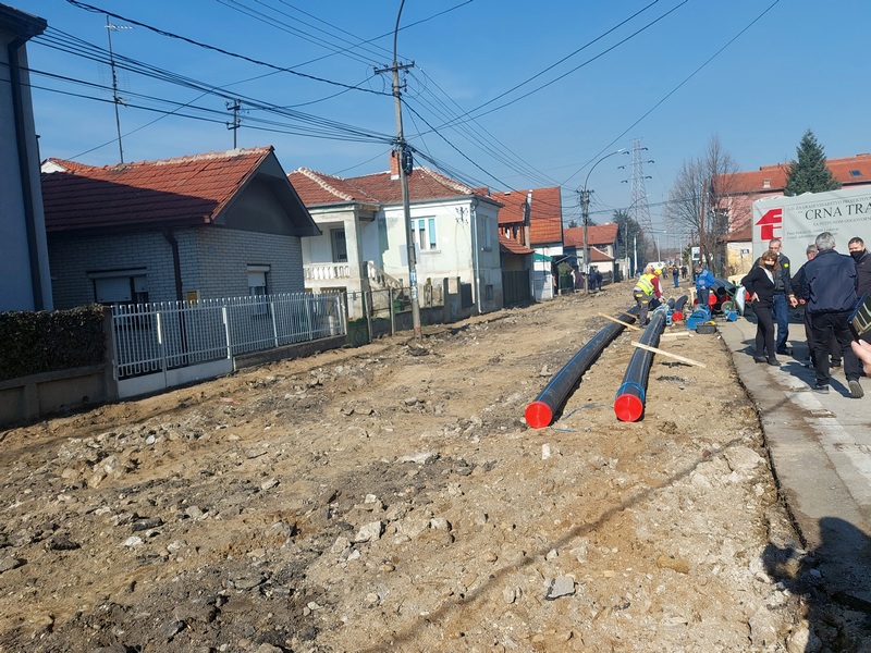 Ulica Dimitrija Tucovića dobija novi asfalt i vodovodnu mrežu