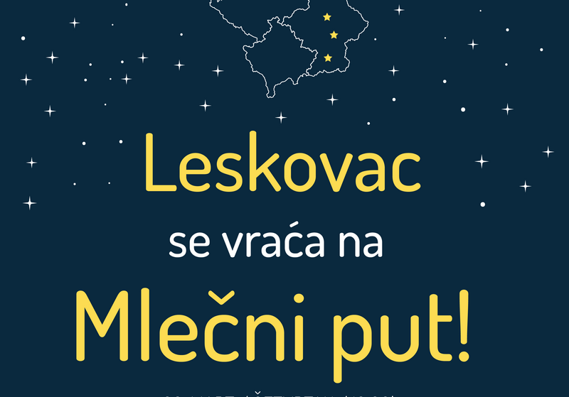 „Leskovac se vraća na Mlečni put“ sutra u Centru za stručno usavršavanje