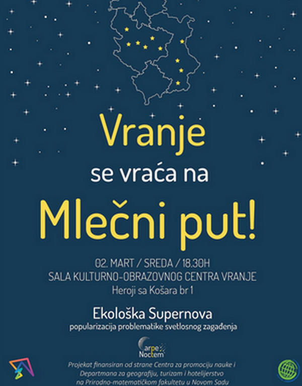 „Vranje se vraća na Mlečni put“ u sredu u Kulturno-obrazovnom centru Vranje