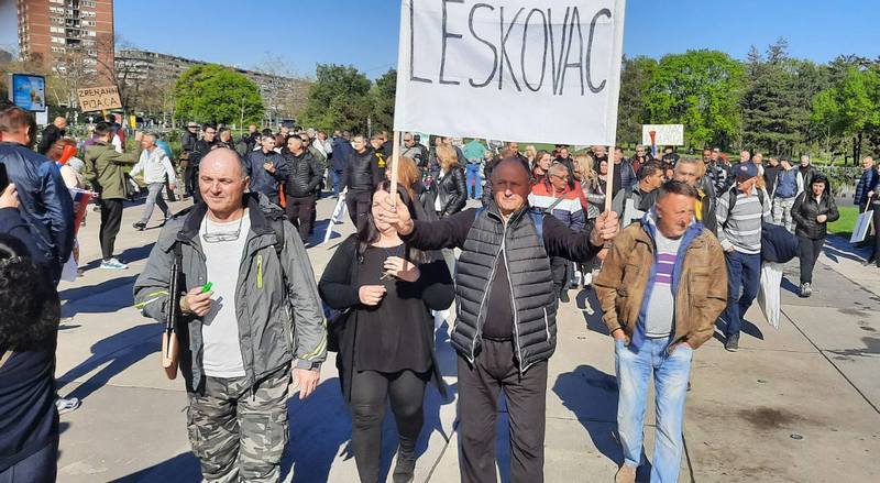 Protest pijačnih prodavaca u Beogradu, blokiran centar grada