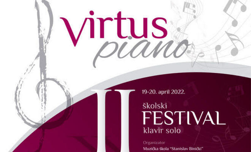 Drugi školski festival “Virtuas piano“ u utorak i sredu u Leskovcu