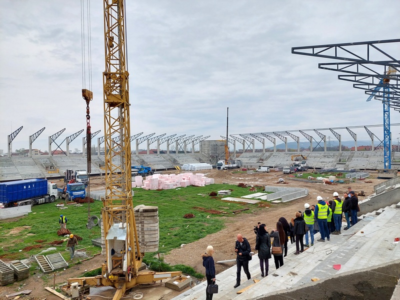 Stadion u Leskovcu biće završen i pre roka?