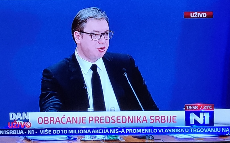 Vučić: Pod velikim pritiskom za priznanje Kosovo, bez sankcija Rusiji dok ne budemo primorani