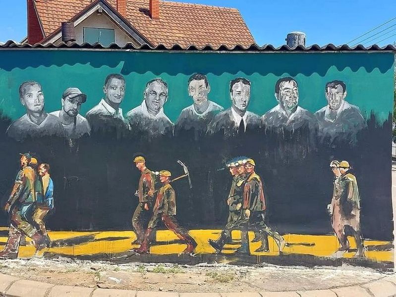 Tragično nastradali rudari dobili mural u Aleksincu