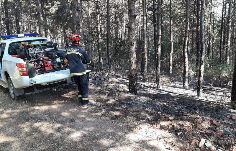 Preševo: Bačeno 30 tona vode, požar stavljen pod kontrolu