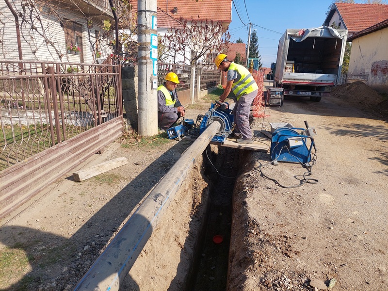 Meštani ulice Milutina Smiljkovića u Donjem Stopanju dobili novu vodovodnu mrežu