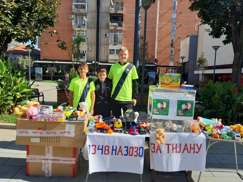 Humanitarna akcija danas na gradskom šetalištu za Tijanino izlečenje