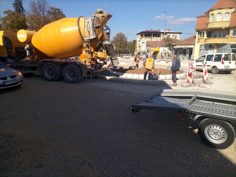 U toku izgradnja kružnog toka na Kaleu u Pirotu