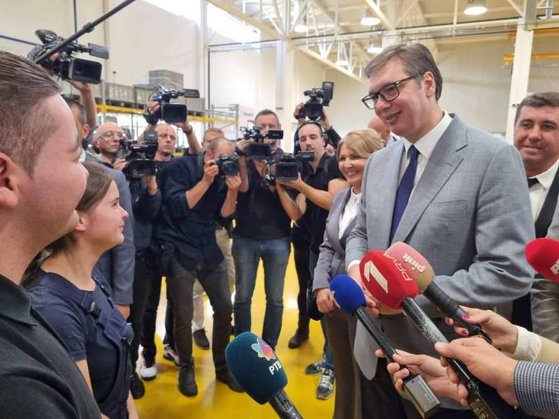 Vučić otvorio još jedan pogon fabrike Gruner u Vlasotincu, posao za oko 200 novih radnika