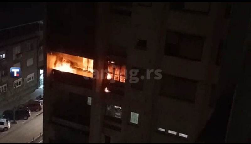 Ugašen požar u stambenoj zgradi u centru Pirota