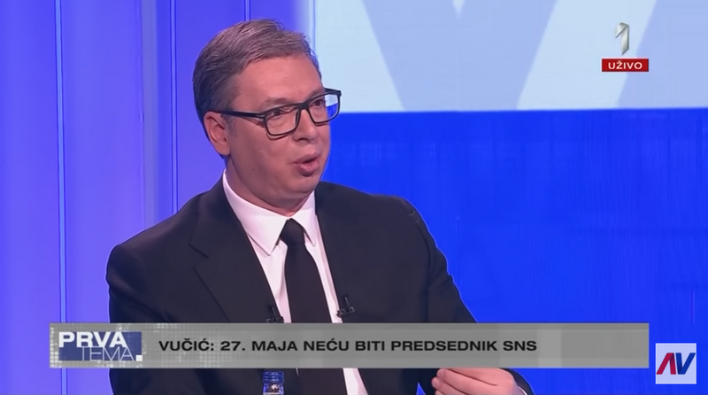 Vučić najavio povlačenje sa čela SNS 27. maja i formiranje Narodnog pokreta za Srbiju oko Vidovdana