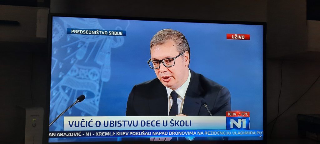Vučić o tragediji u beogradskoj školi: Srbija je danas nažalost, kad je tuga, ujedinjena