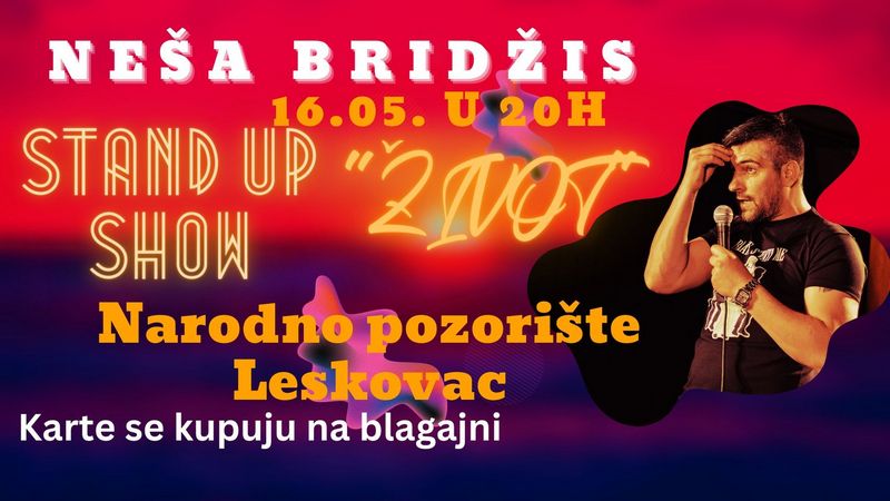 Neša Bridžis predstaviće svoj „Život“ Leskovčanina 16. maja