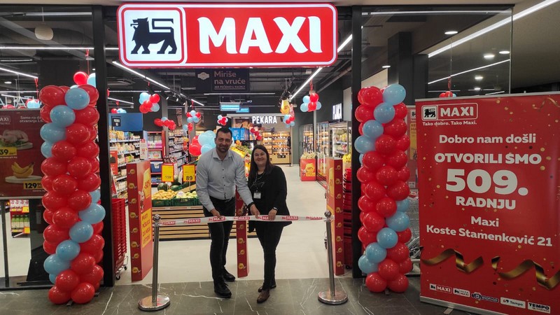 U Leskovcu otvoren treći MAXI supermarket