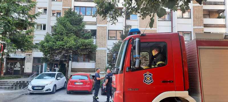 Požar u stanu u centru Leskovca
