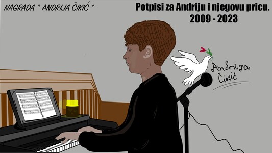 Kreni-Promeni: „Peticija Ministarstvu kulture da se nagrada mladih pijanista nazove po Andriji Čikiću, dečaku ubijenom u Ribnikaru“