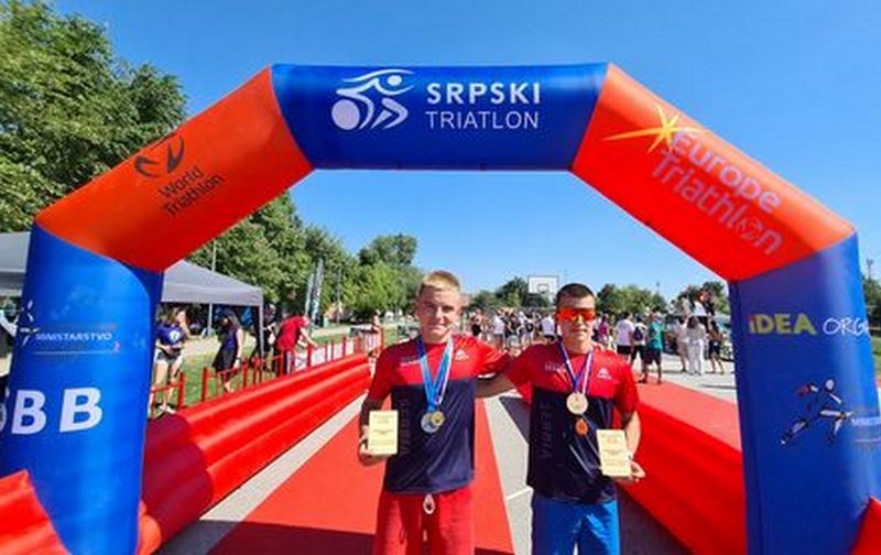 Andrej i Novak iz Leskovca državni prvaci u Akvatlonu, disciplini Triatlona!