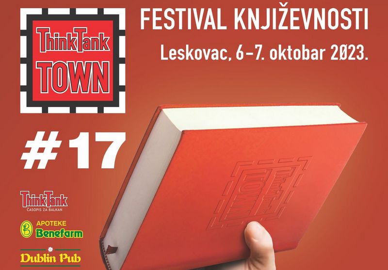 Književni festival ThinTankTown 6 i 7. oktobra u Leskovcu (program)