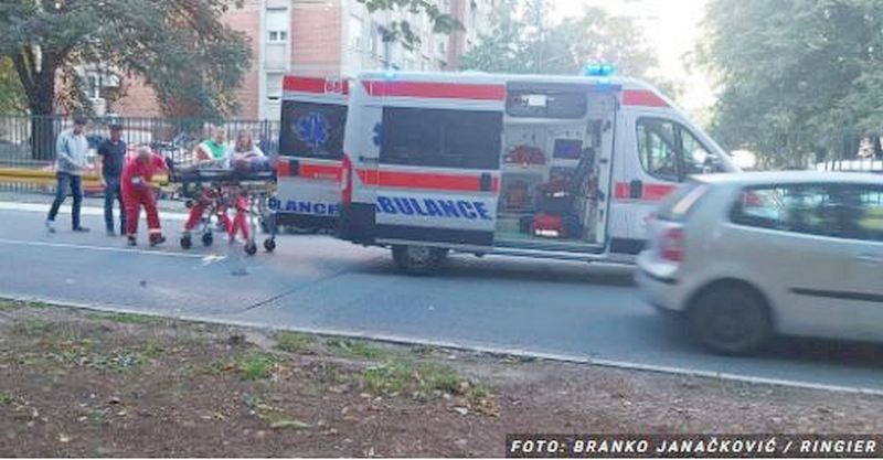 Povređen vozač motocikla na Bulevaru Nemanjića u Nišu