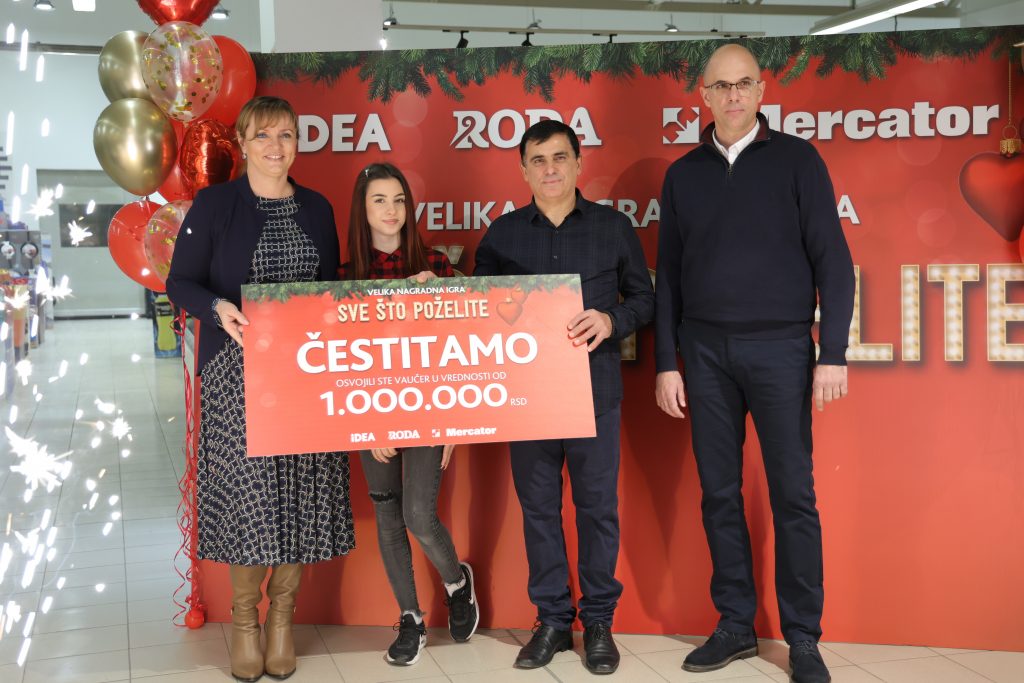 Porodica Cvetković iz Leskovca osvojila milion dinara u nagradnoj igri „Sve što poželite“