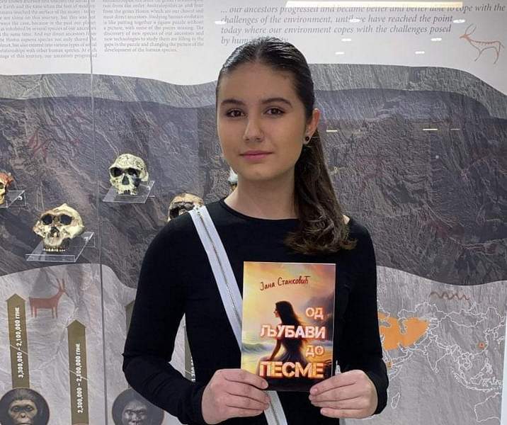 Jana Stanković, najmlađa književnica na jugu, niže svoje stihove kao bisere