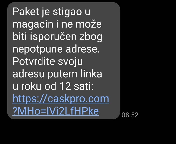 SMS prevara: Građanima stižu poruke da potvrde pošiljku, evo šta uraditi ako otvorite link