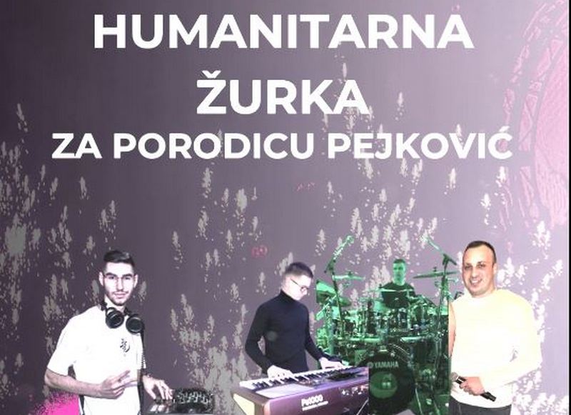 Humanitarni koncert za porodicu Pejković iz Leskovca