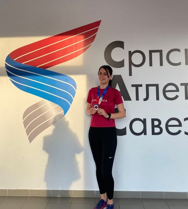 Atletičarka Tanja Antić iz Leskovca osvojila bronzanu medalju na Prvenstvu Srbije