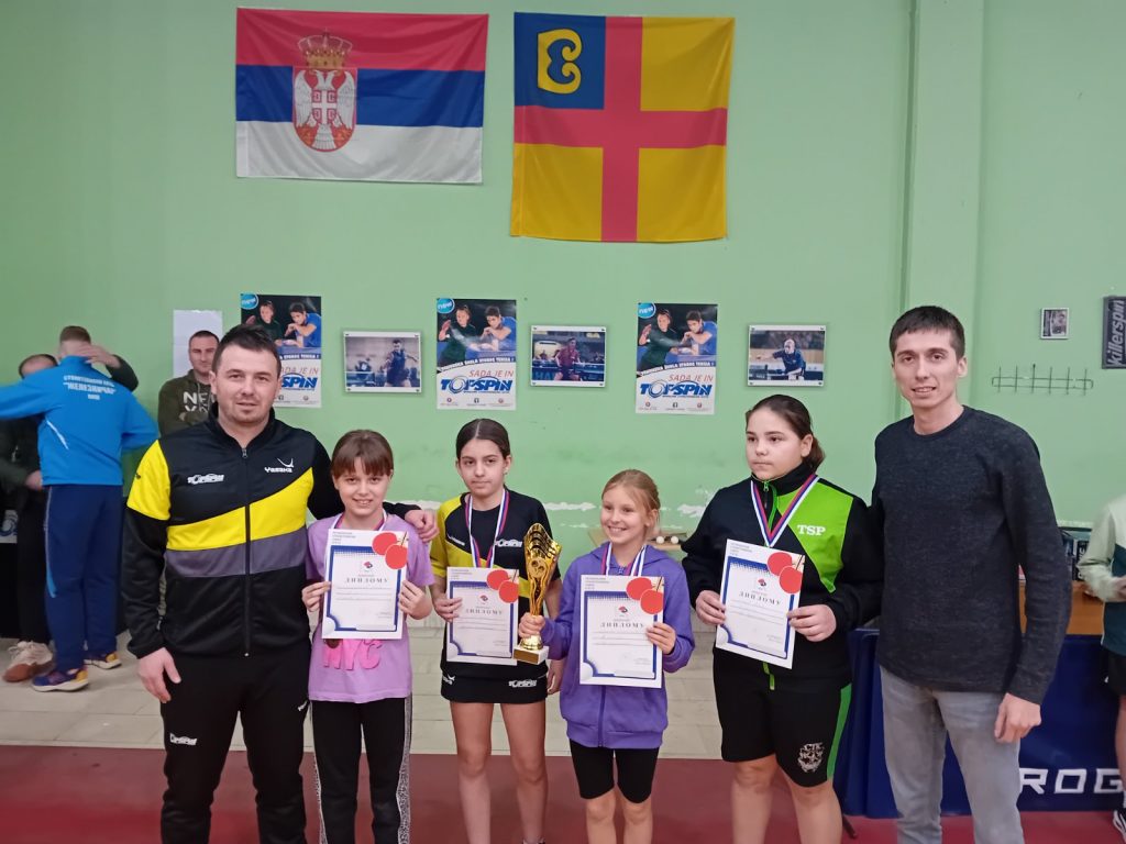 Tri zlatne i jedna bronzana medalja za mlade stonotenisere iz STK Dubočica