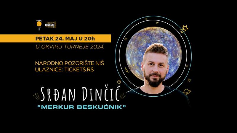 Srđan Dinčić i specijal „Merkur beskućnik“ na sceni Narodnog pozorišta u Nišu