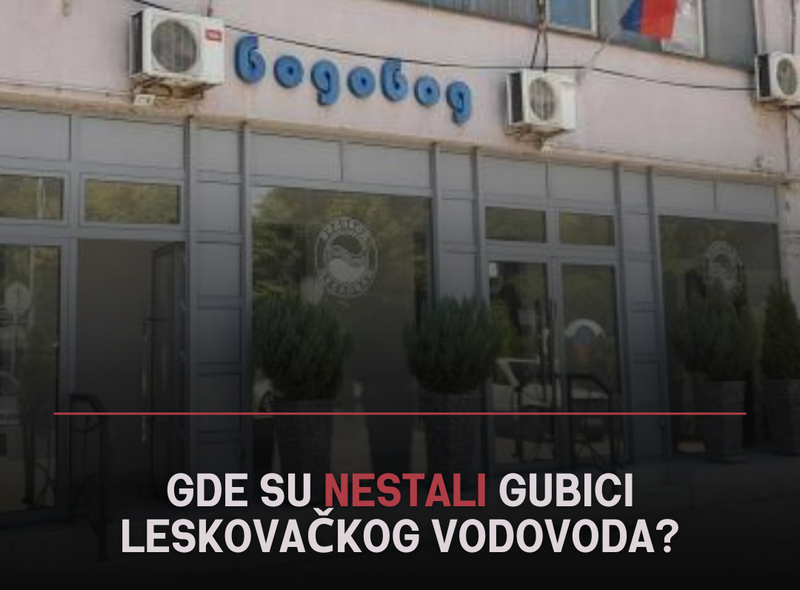 Tim 42: Gde su nestali gubici u izveštaju Vodovoda Leskovac