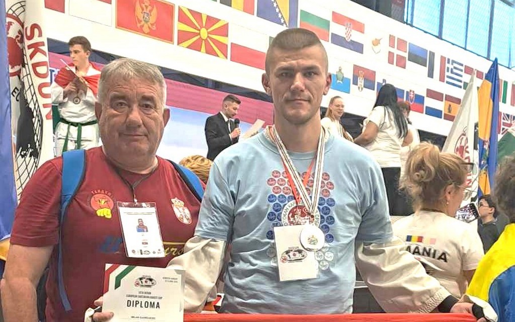 Milan Đorđević iz Vlasotinca vicešampion Evrope u karateu