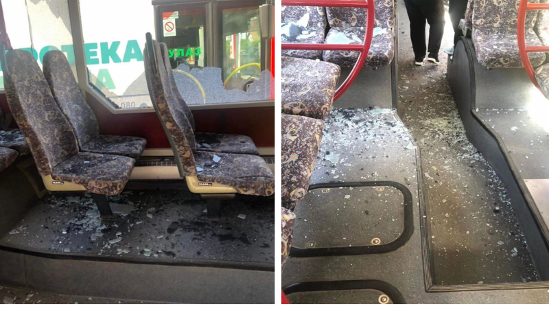 Popucali prozori u sudaru autobusa i kamiona, dve osobe povređene
