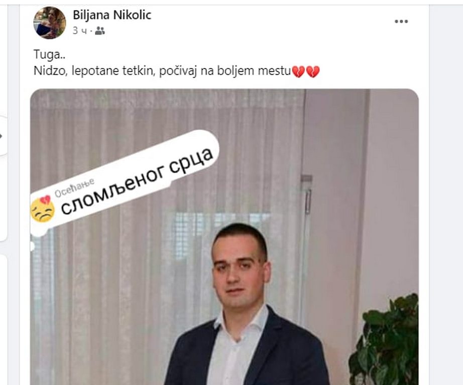 Nikola Ranđelović iz Vlasotinca poginuo jutros u saobraćajnoj nesreći