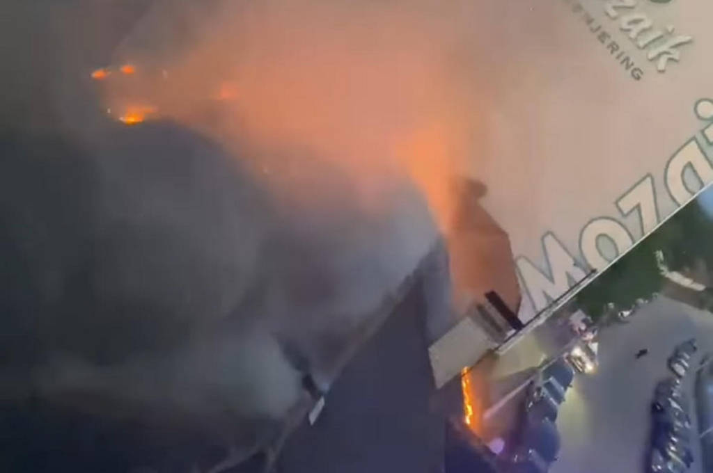 Izbio požar u kući na keju, nema povređenih (video)