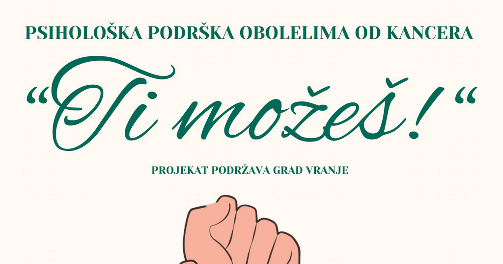 Prva psihološka radionica za obolele od kancera 31. maja