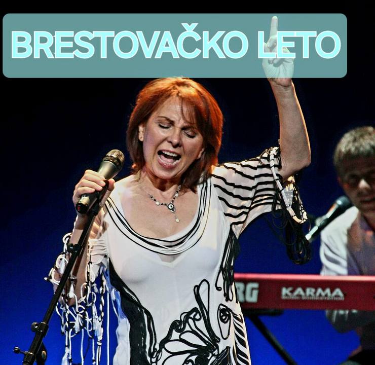 Bilja Krstić na završnoj večeri Brestovačkog leta