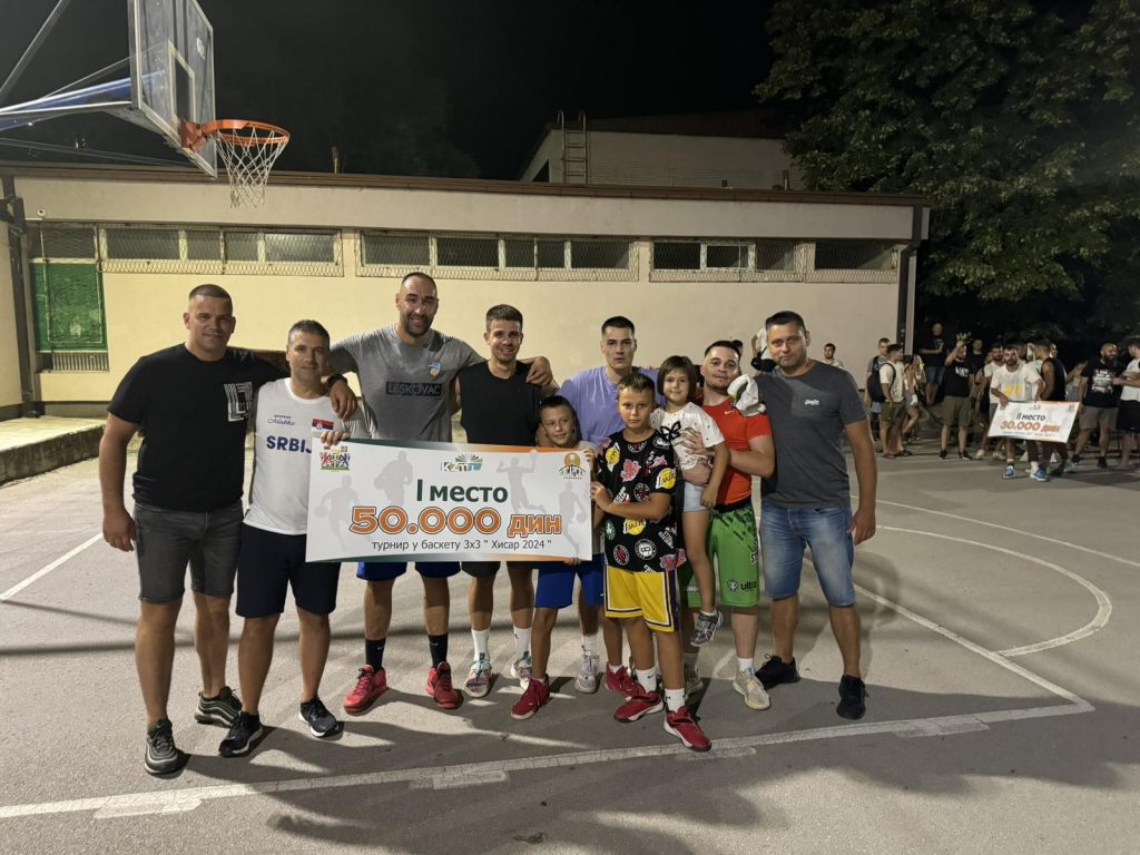 Leskovačka ekipa „Prolaz kafe“ pobednik basket turnira 3×3 Hisar