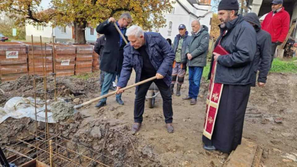 Izgradnja crkvenog konaka i rekonstrukcija crkve u Pridvorici