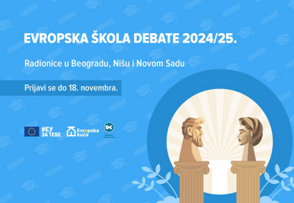 Otvoren konkurs za Evropsku školu debate, za polaznike van Niša plaćeni putni troškovi