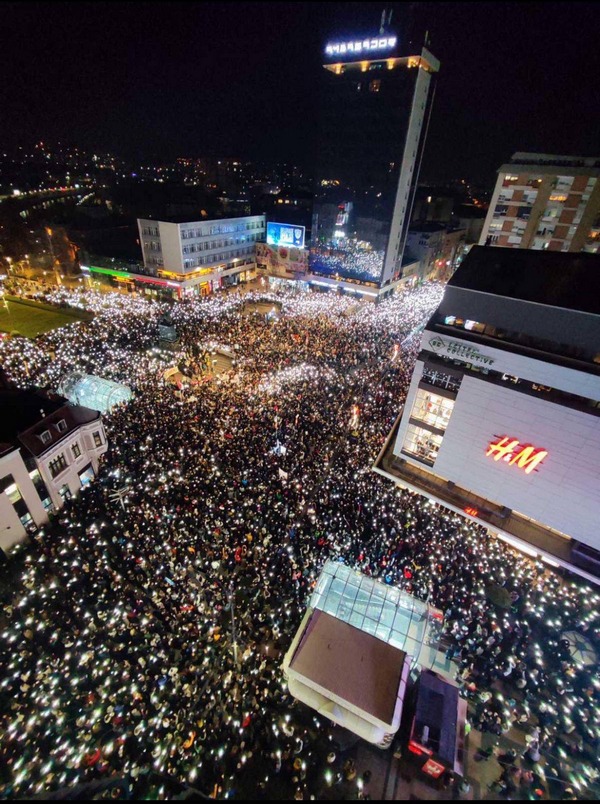 Protest studenata: Niš kakvog do sada nismo videli (video)