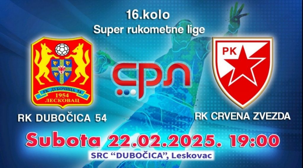 RK Dubočica Leskovac dočekuje Crvenu zvezdu sutra u SRC Dubočica