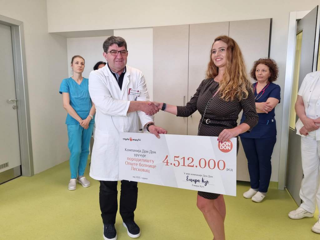 Komapnija Don Don donirala ultrazvučni aparat leskovačkoj bolnici