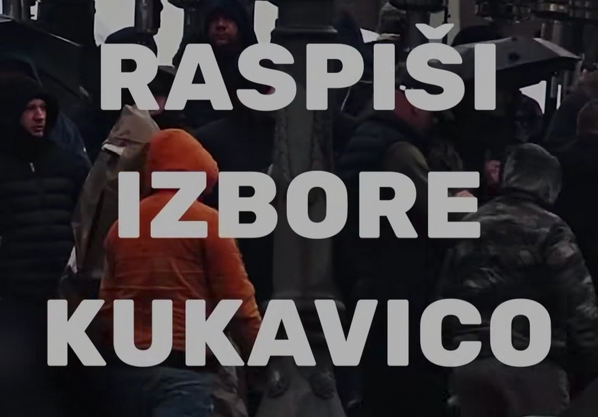 FDU u blokadi reagovao na Vučićev govor u Nišu: Raspiši izbore, kukavico