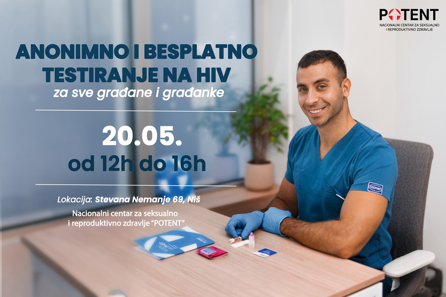 Besplatno i anonimno testiranje na HIV u Potentu