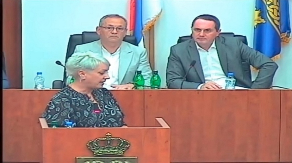 Perišićeva htela da govori o stanju u leskovačkoj Gimnaziji, Antanasijević joj nije dozvolio