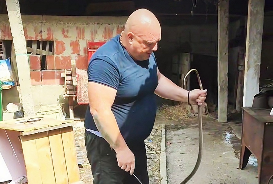 Vladica izvukao stepskog smuka iz temelja kuće kod Leskovca