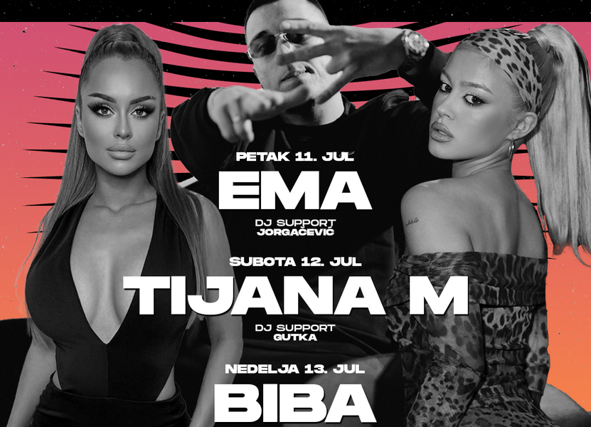 Ema Radujko, Tijana Em i Biba iz Crnog Cerka na Sunset Festu u Lebanu